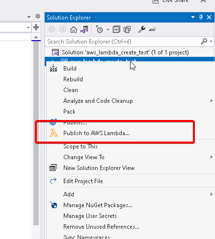 How to create an AWS lambda function in Visual Studio 2022 [Easy]